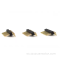 Conector de clavija de paso de 1,0 mm en ángulo recto